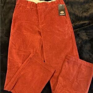 Dickies Men's size 32 Rust Corduroy Pants